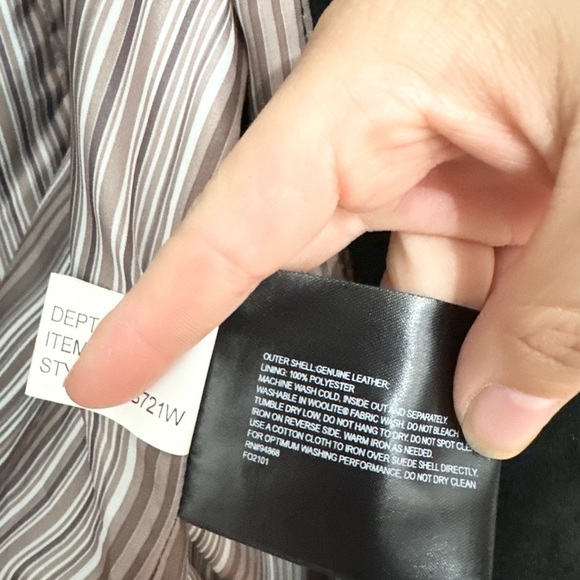 Bernardo suede jacket cost size 3X long black minimalist moto fall emo dark - Picture 3 of 4